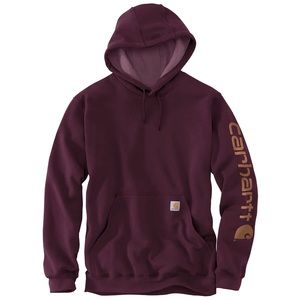 Carhartt Men's Loose Fit Midweight Logo Sleeve Graphic Sweatshirt